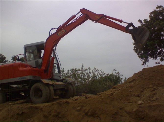 360度轮式挖掘机/小挖机,挖掘机,小型挖掘机,双驱动挖掘机