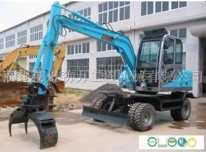 双轮胎小型挖沟机