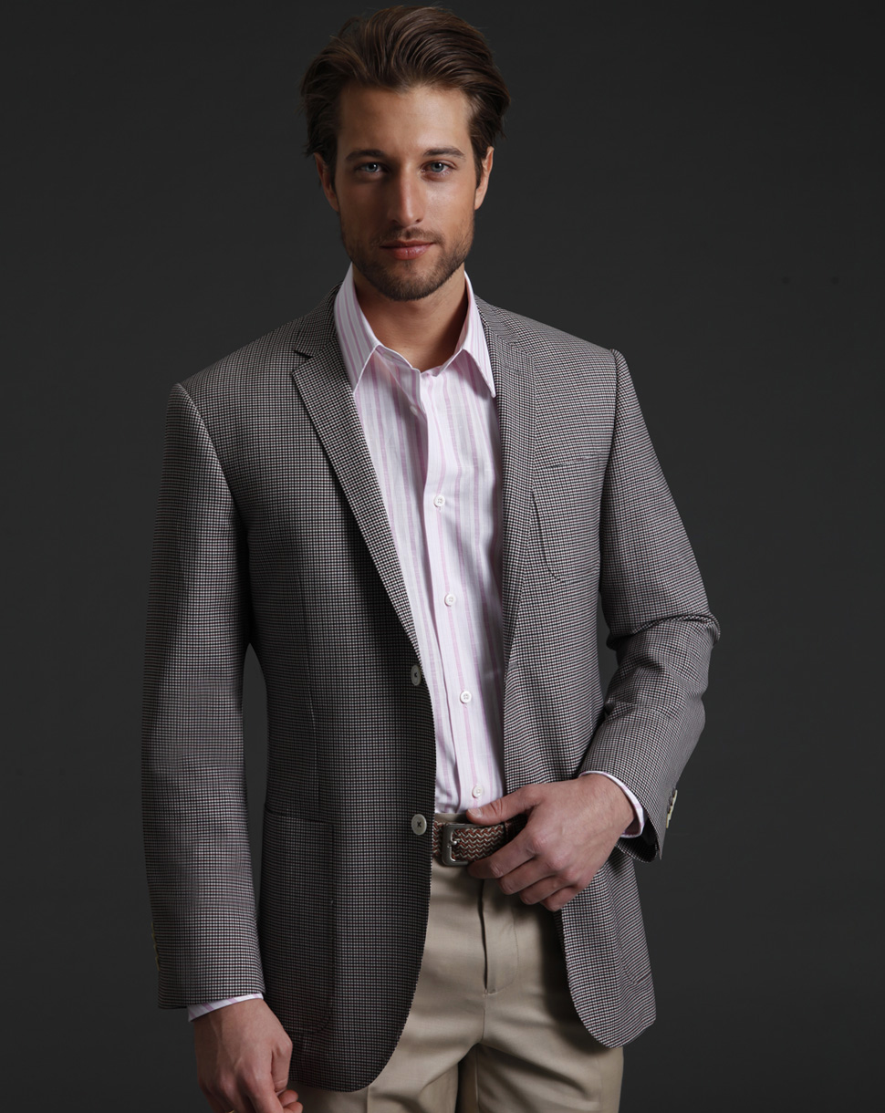 阿尔威灵顿风格男士西服