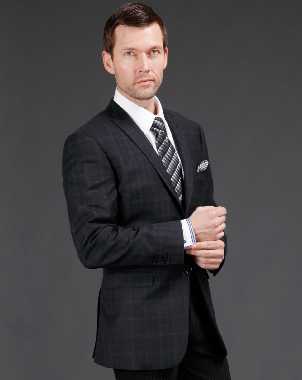 高级羊绒男士商务西服