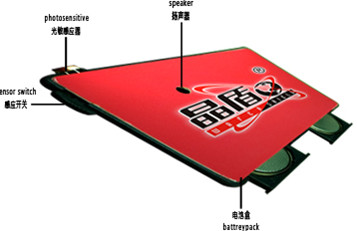 智能钱包防盗报警卡