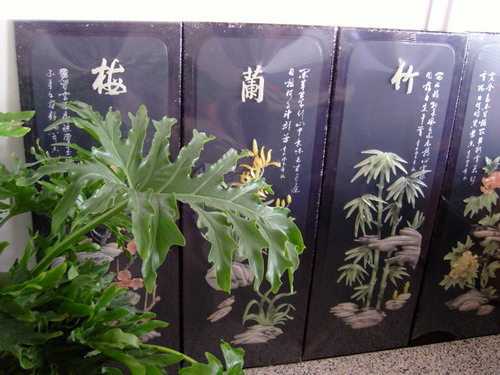 玉画、玉石工艺画