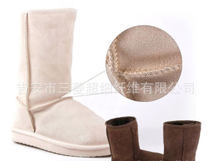 精美超纤内里雪地靴革