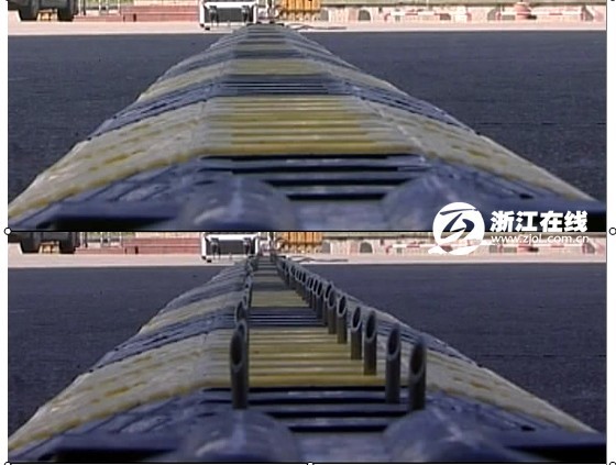 减速带式遥控路障