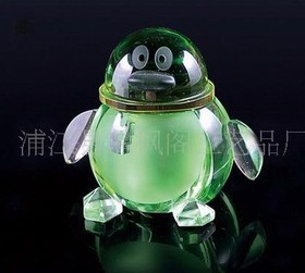 蓝红闪水晶工艺品