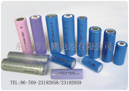 供应18650强光手电筒锂离子电池