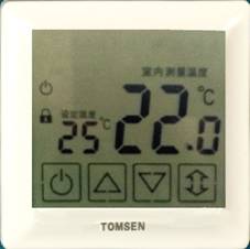 TM813系列大屏液晶显示触摸型温控器(电暖/水暖)