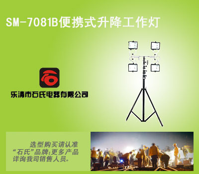 便携式强光探照灯,野外抢险照明灯,防水投光灯