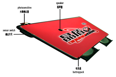 智能防盗报警卡、防丢器、报警卡、钱包防盗报警卡、箱包防丢器、手机防丢器
