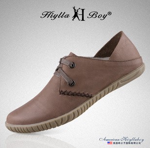 地中海农夫鞋 头层牛皮 休闲夏季男皮鞋 单层透气