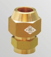 供应铜管件单接头带纳子