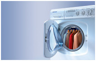 全自动电子程控滚筒洗衣机